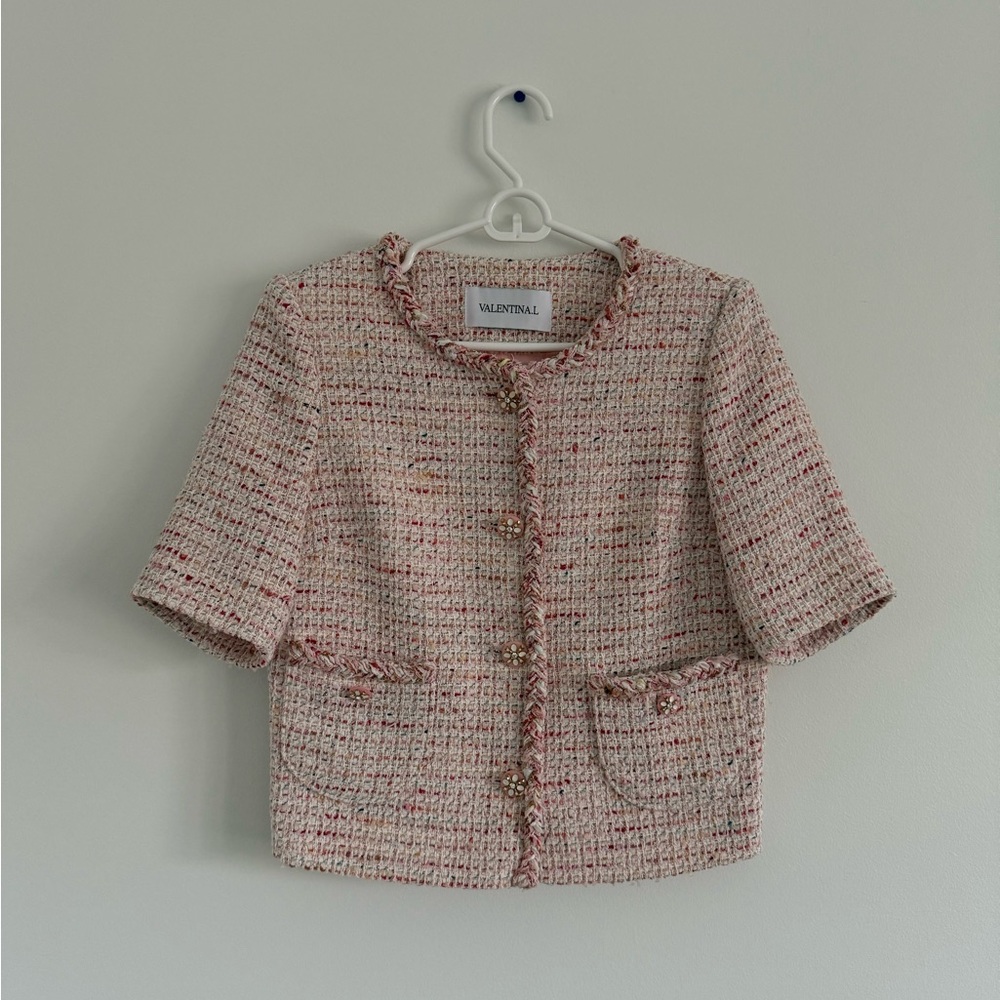 Pink Tweed Jacket